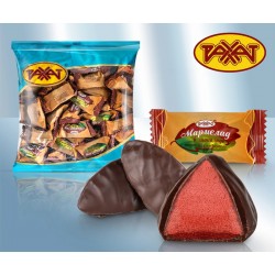 Мармелад с фруктовым вкусом, в шоколадной глазури (на агар-агаре), 300г